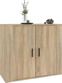 vidaXL Ντουλάπι Sonoma Δρυς 80x33x70 εκ. από Επεξεργασμένο Ξύλο