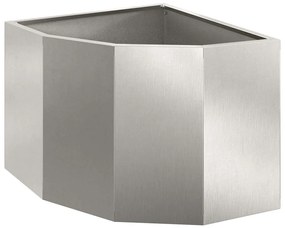 vidaXL Γωνιακό Ροδόδεντρο Ασημί 45 x 45 x 35 cm Ανοξείδωτο ατσάλι