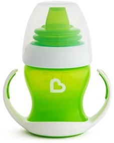 Munchkin Εκπαιδευτικό Κύπελλο 118ml Με Λαβές Και Μαλακό Στόμιο Gentle First Cup Πράσινο 51785