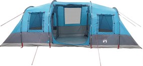 VidaXL Σκηνή Κάμπινγκ Τούνελ 4 Ατόμων Αδιάβροχη Μπλε