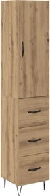 vidaXL Highboard Artisan Oak 34,5 x 34 x 90 εκ. Επεξεργασμένο ξύλο