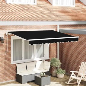 vidaXL Σκηνίτσα Αναδιπλούμενη Μαύρο 350 x 200 cm