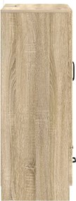 vidaXL Πλαϊνό γραφείο με συρτάρι Sonoma Δρυς 66 x 34,5 x 92 εκ.