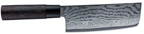 Μαχαίρι Nakiri Shippu Black FD-1598 16,5cm Από Δαμασκηνό Ατσάλι Silver-Black Tojiro Ατσάλι,Ξύλο