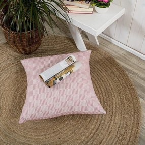 Μαξιλαροθήκη Διακοσμητική Teramo 06 Pink Teoran 65Χ65 Cotton-Polyester