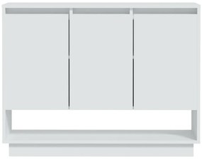 vidaXL Συρταριέρα Λευκή 97x31x75 εκ. από Επεξεργασμένο Ξύλο