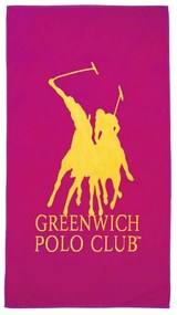 Πετσέτα Θαλάσσης 3787 Fuchsia Greenwich Polo Club Θαλάσσης 90x170cm 100% Βαμβάκι