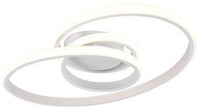 Φωτιστικό Οροφής - Πλαφονιέρα Sansa 1xLed 18,5W 53x43x17cm White Mat RL Lighting Μέταλλο