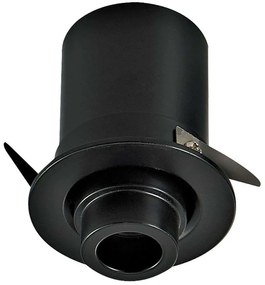 Σποτ Χωνευτό VK/04265/B/W Φ5,2x7cm Led 155Lm 3W 3000K Black VKLed Round