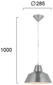 Φωτιστικό Viokef Glen-Ασημί