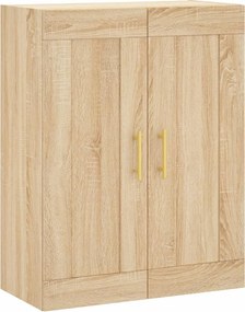 vidaXL Ντουλάπι Sonoma δρυς 69,5 x 34 x 180 εκ. από Επεξεργασμένο Ξύλο