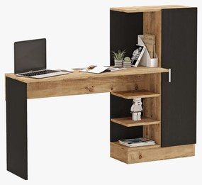 Γραφείο &quot;VIANA&quot; σε χρώμα atlantic pine/ανθρακί 152x40x120