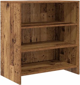 vidaXL Πλαϊνό γραφείο 2 pcs Παλιό ξύλο 70 x 41 x 75 εκ.