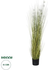 Τεχνητό Διακοσμητικό Φυτό Βαμβάκι Artificial Garden ERIOPHORUM ANGUSTIFOLIUM COTTON GRASS 20073 Globostar-20073-Πράσινο 20073