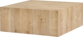 Τραπεζάκι Σαλονιού Δρυς Ζαφείρι PRIZMA 90x90x35