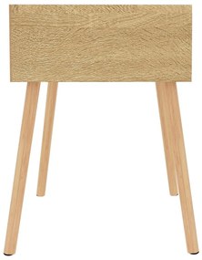 vidaXL Κομοδίνο Sonoma Δρυς 40 x 40 x 56 εκ. από Επεξεργασμένο Ξύλο