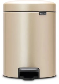 Brabantia 1003198 Καλαθάκι Μπάνιου NewIcon 5L, Metallic Gold