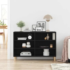 vidaXL Πλαϊνό γραφείο Μαύρη Οξυά 103,5 x 35 x 70 εκ.