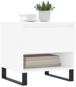vidaXL Τραπεζάκια Σαλονιού 2 τεμ. Λευκά 50x46x50 εκ Επεξεργασμένο Ξύλο