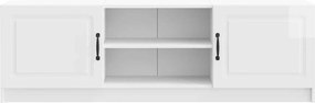 vidaXL Ντουλάπι TV Γυαλιστερό Λευκό 150 x 31 x 47 εκ