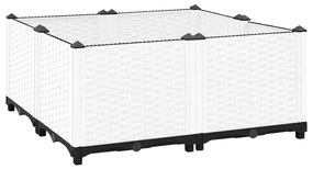 vidaXL Ζαρντινιέρα 80 x 80 x 38 εκ. από Πολυπροπυλένιο