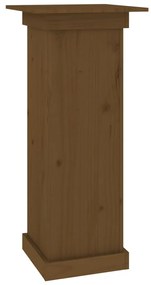 vidaXL Βάση Λουλουδιών Καφέ 40x40x90 εκ. από Μασίφ Ξύλο Πεύκου