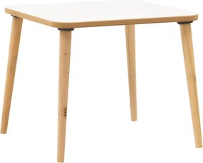 Παιδικό τραπεζάκι Jerry pakoworld λευκό-φυσικό 50x50x43εκ