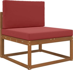 vidaXL Μαξιλάρι Καναπέ Εξωτερικού Χώρου 2 pcs Μπορντό Πολυεστέρας