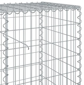 vidaXL Συρματοκιβώτιο με Κάλυμμα 900x50x100εκ. από Γαλβανισμένο Χάλυβα