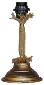 Βάση Πορτατίφ Με Ντουί E27 Heronia 09-0068 Rope/Bronze