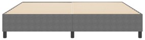 vidaXL Κρεβάτι Box Spring Ανοιχτό Γκρι 200x200 εκ Τσαντόν