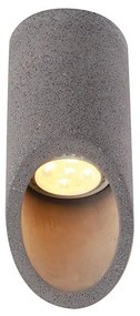 Φωτιστικό Οροφής - Σποτ MK151S16B 1ΧGU10 D7XH16 Black Aca Decor Cement