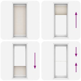 Σύστημα Σκίασης Πλισέ Κρεμ 90 x 200 εκ.