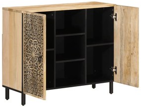vidaXL Βοηθητικό Ντουλάπι 90 x 33 x 75 εκ. από Μασίφ Ξύλο Μάνγκο