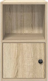 vidaXL Βιβλιοθήκη Sonoma Δρυς 31x24x52 εκ. από Επεξεργασμένο Ξύλο