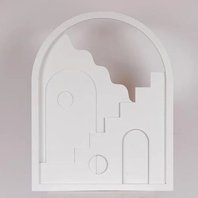 Διακοσμητικό Τοίχου Ξύλινο Σπίτι 812-40002 40x2,5x50,8cm White Estheti Home Ξύλο