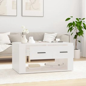 vidaXL Τραπεζάκι Σαλονιού Λευκό 80 x 50 x 40 εκ. Επεξεργασμένο Ξύλο