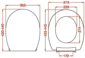 Καπάκι λεκάνης Japar Efes
