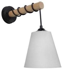Απλίκα Τοίχου Heronia Stick 31-1091 Black/White