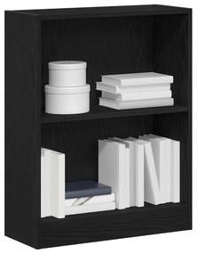 vidaXL Βιβλιοθήκη Μαύρη 60x24x76 εκ Επεξεργασμένο Ξύλο