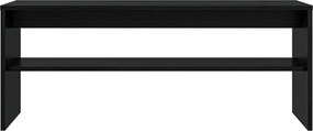 vidaXL Ντουλάπι TV Μαύρη Οξυά 100 x 30 x 40 εκ Επεξεργασμένο ξύλο