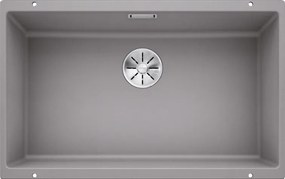 Blanco Subline 700-u - Υποκαθήμενος Νεροχύτης Κουζίνας Γρανίτη 73x40 - Alu Metallic