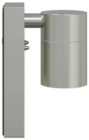 vidaXL Εξωτερικά Φωτιστικά Τοίχου 2 pcs Ασημί 6.5 x 10.5 x 16 εκ.