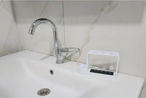 Stewehome Σετ 3 τεμαχίων πλαστική βάση για οδοντόβουρτσες και οδοντόκρεμες Λευκό