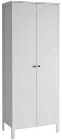 Ντουλάπα Δίφυλλη Frn 787CDL1305 70x54x195cm White Δίφυλλη