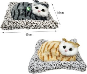 Διακοσμητική Γάτα σε Μαξιλαράκι - Decorative Cat on Cushion