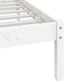 vidaXL Σκελετός Κρεβ. Χωρίς Στρώμα Λευκό 180x200 εκ Μασίφ Πεύκο
