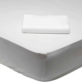 Σεντόνι 1001 Με Λάστιχο Best Colors White Das Home Queen Size 170x200cm Με Λάστιχο 100% Cotton