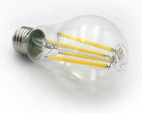 Adeleq Led Λάμπα Cog Αχλάδι Διάφανο Ε27 12W 230V Θερμό 13-27211200