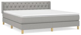 ΚΡΕΒΑΤΙ BOXSPRING ΜΕ ΣΤΡΩΜΑ ΑΝ. ΠΡΑΣΙΝΟ 160X200ΕΚ ΥΦΑΣΜΑΤΙΝΟ 3130521